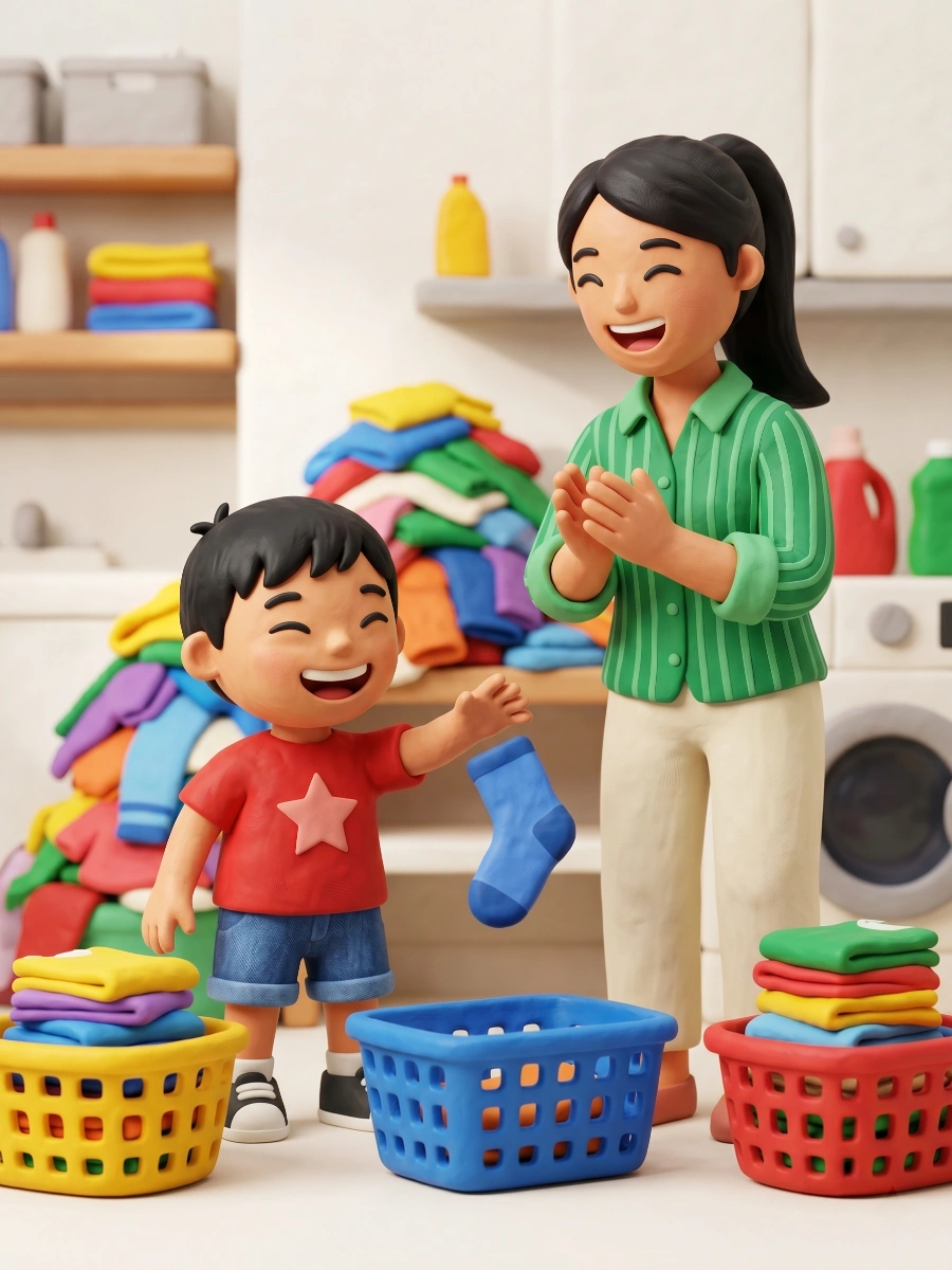 Sorting the Magic Laundry