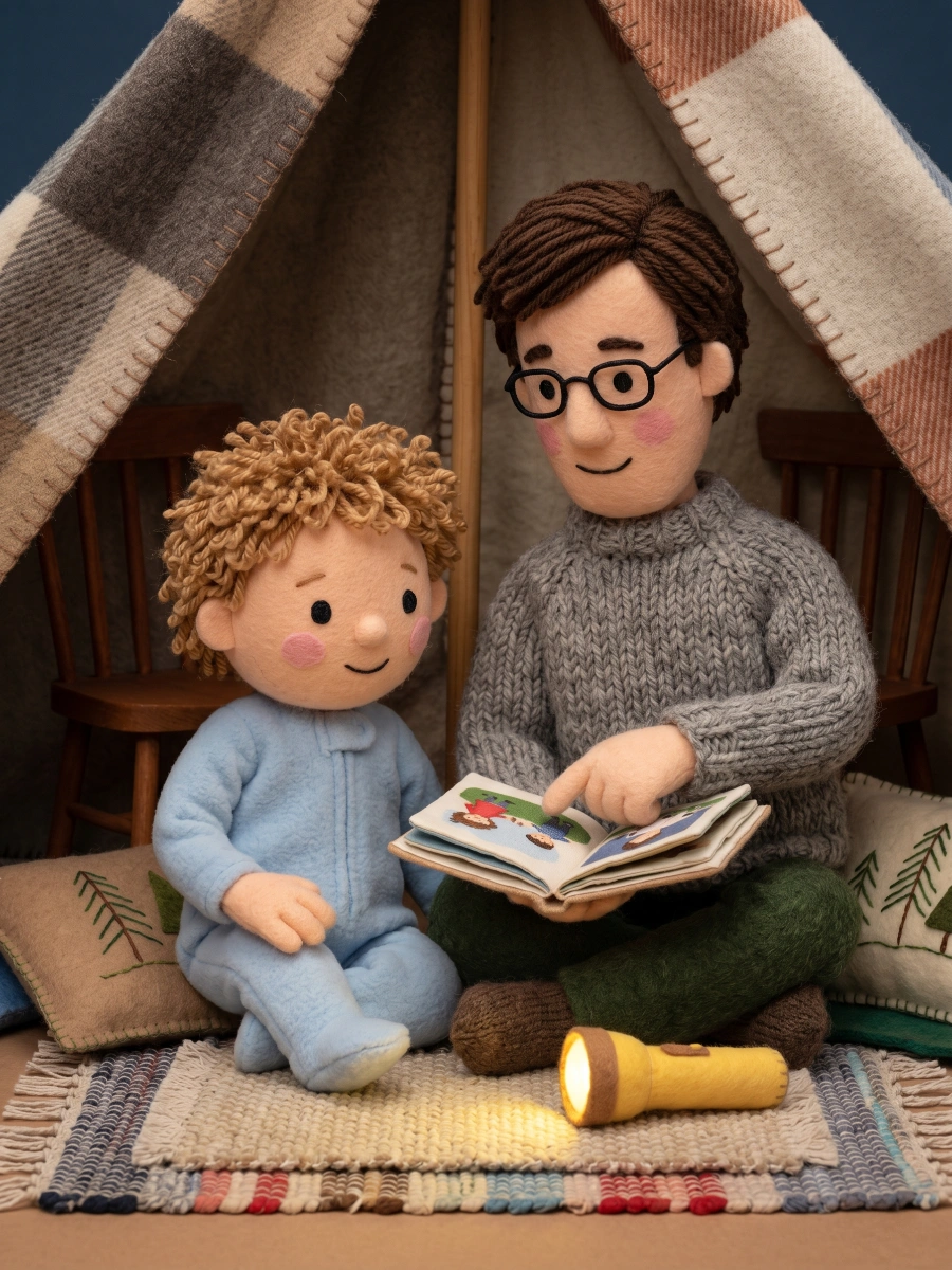 Reading Together Under the Tent
