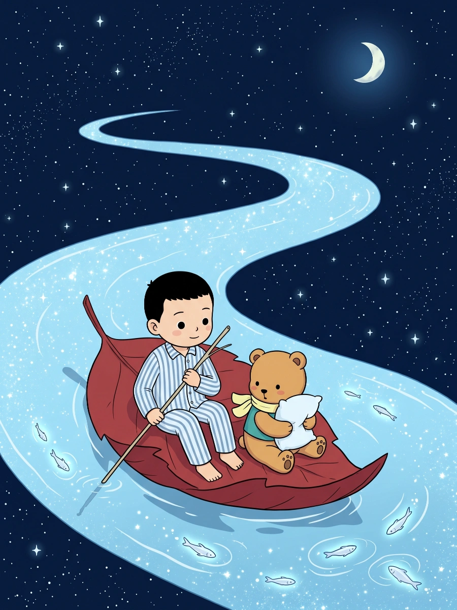 Con Thuyền Lá Trên Dòng Sông Sao