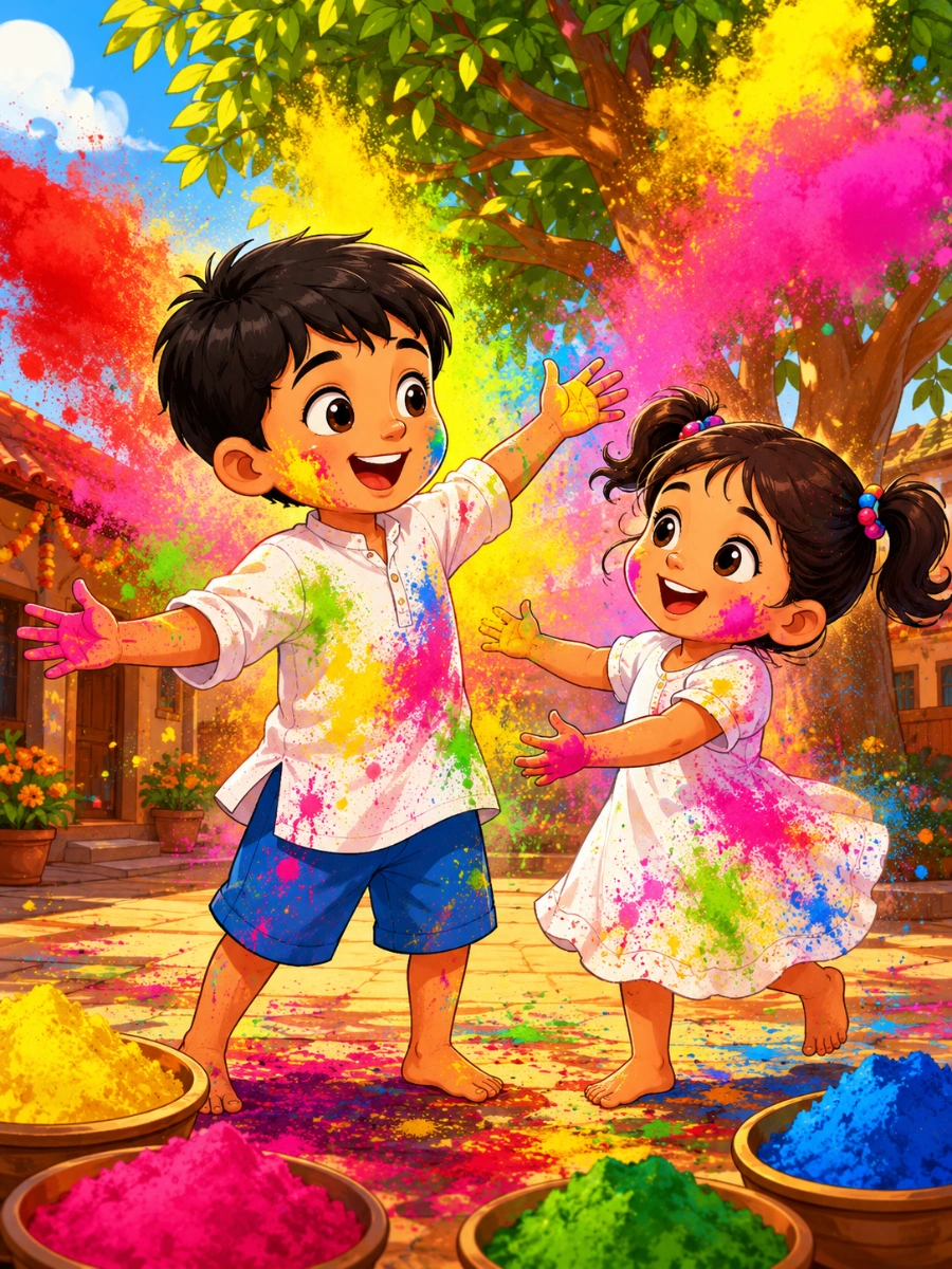 The Colors of Holi