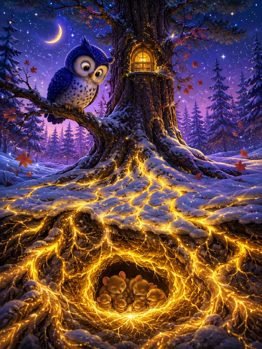 The Secret of the Glowing Roots