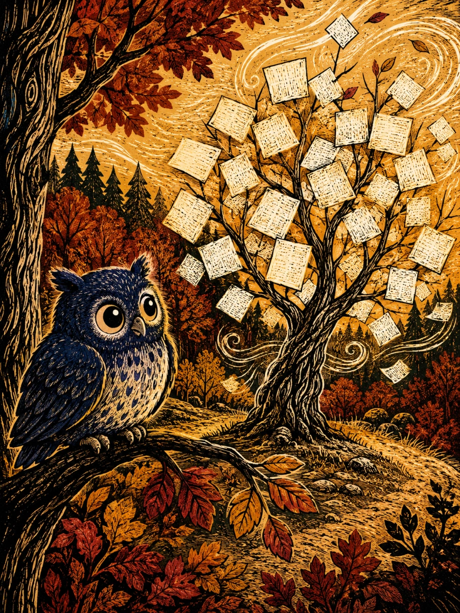 The Tree that Grew Paper Leaves
