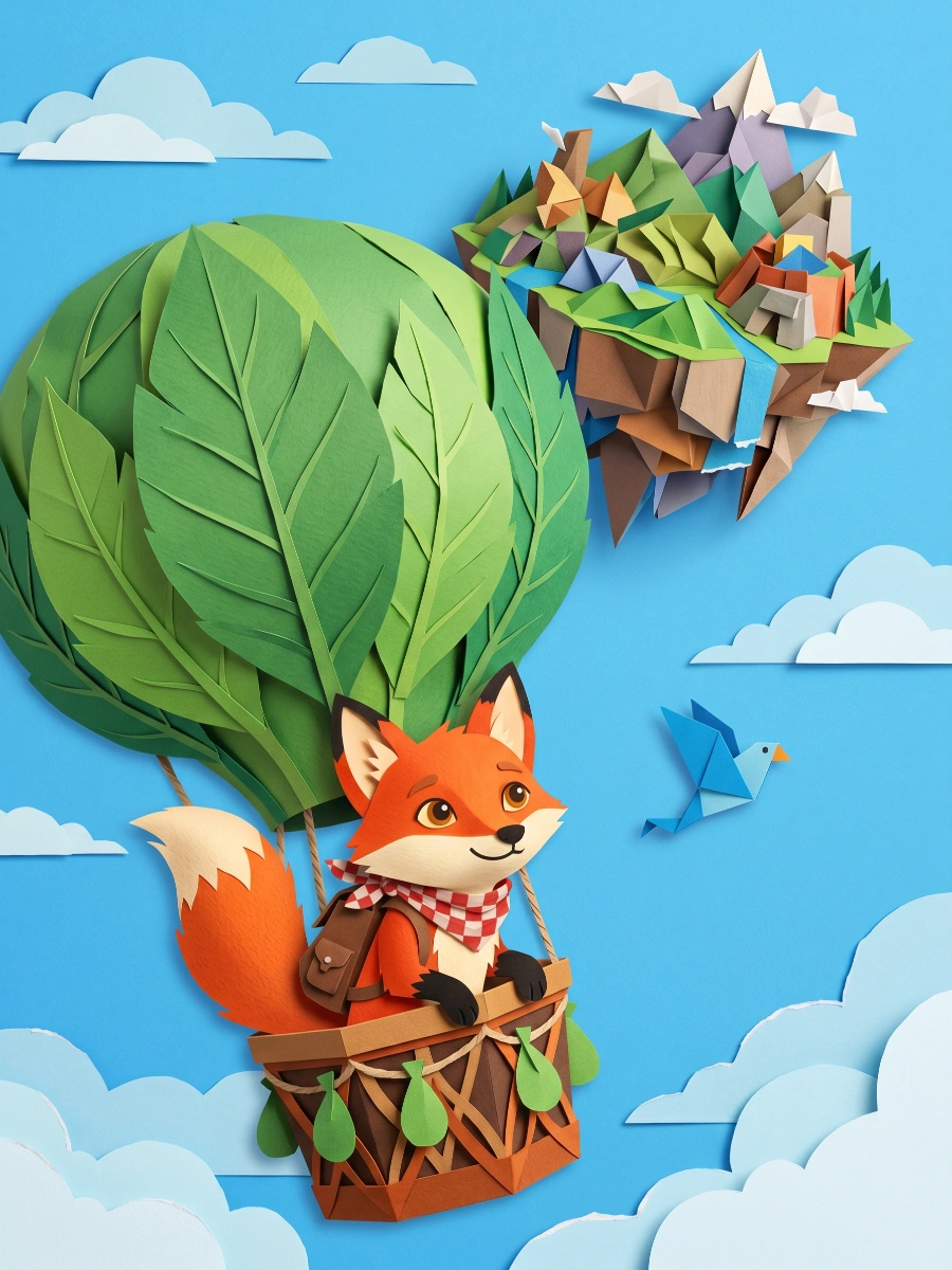 The Floating Origami Island